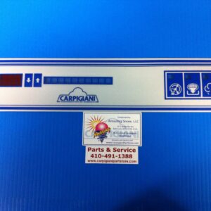 Carpigiani Parts Batch Freezer Gelato Ice Cream Touch Panel Decal LB302 Decal